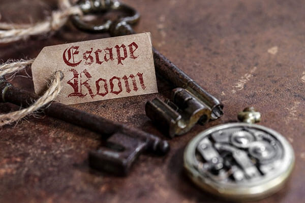 Solve the puzzles to break out of an escape room.